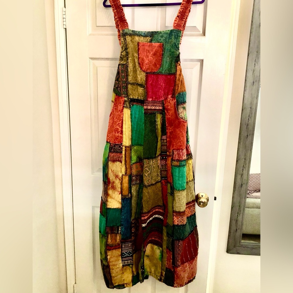 Kathmandu Imports Multicolor Patchwork Jumpsuit